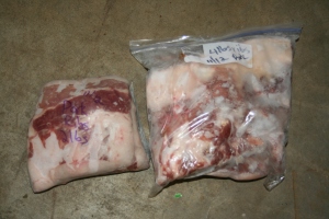 pork ribs- shrink wrapped vs. ziplocks at 2 1/2 moths