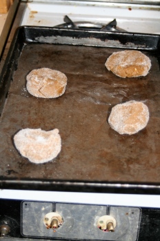 jumbo molases cookies 4 on a sheet